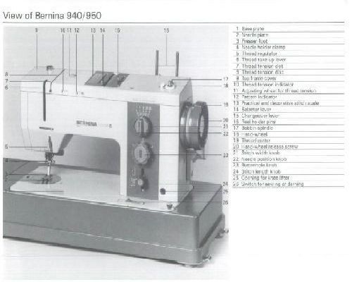Bernina 940 950 manual