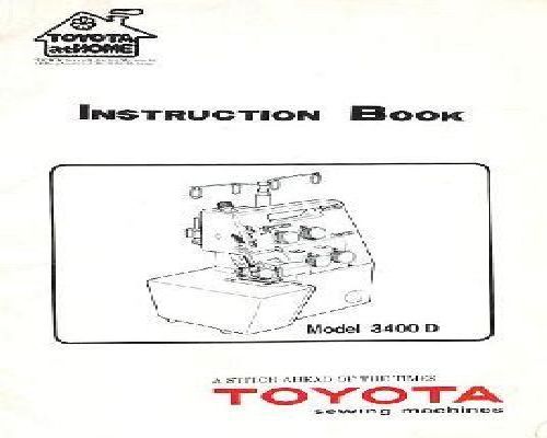 Toyota 3400 D Manual